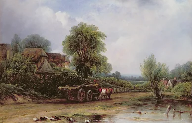 Der Holzfuhrwagen